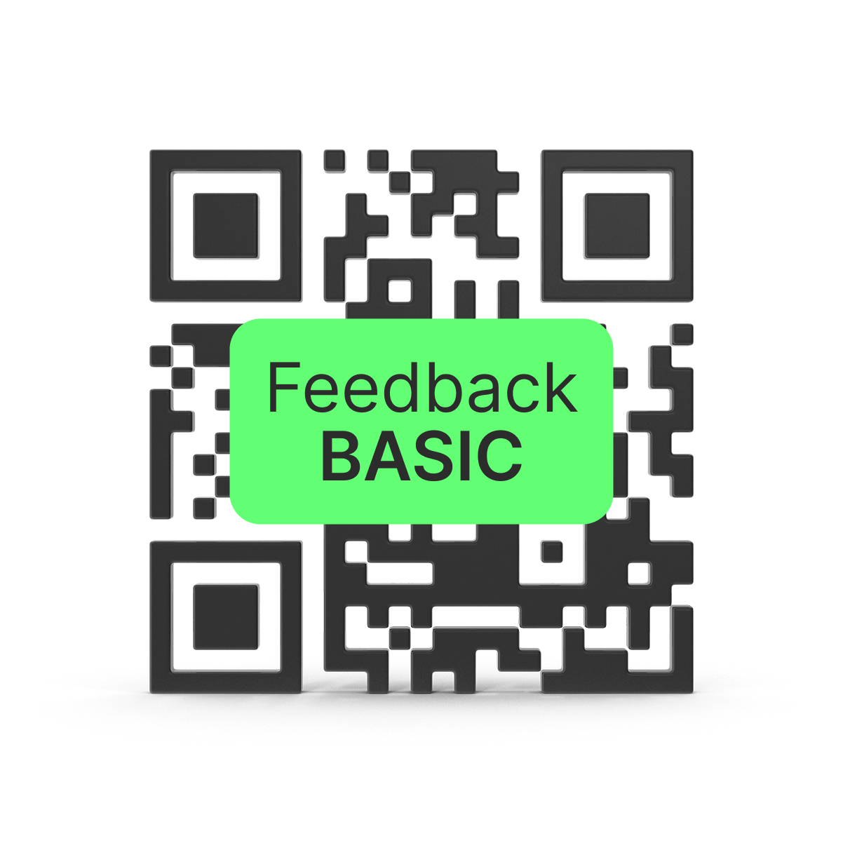 Feedback QR code subscription Basic
