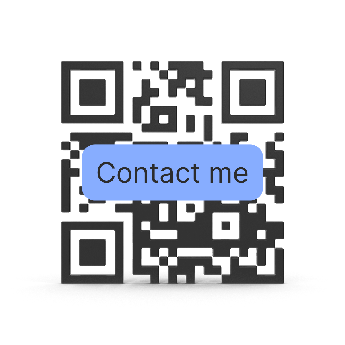 Contact me QR code subscription