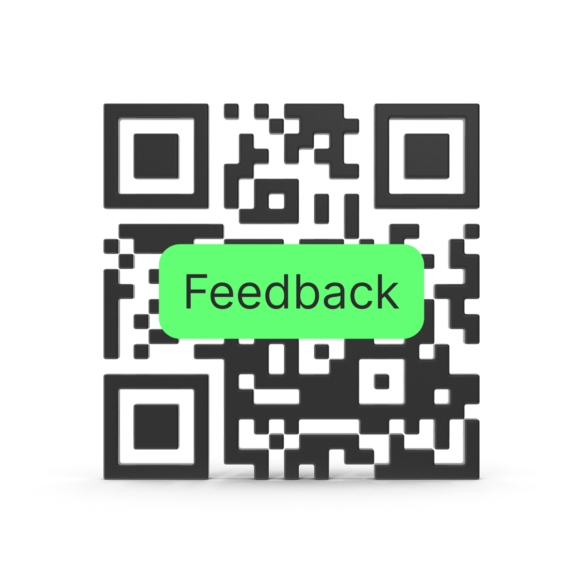 Feedback QR code subscription