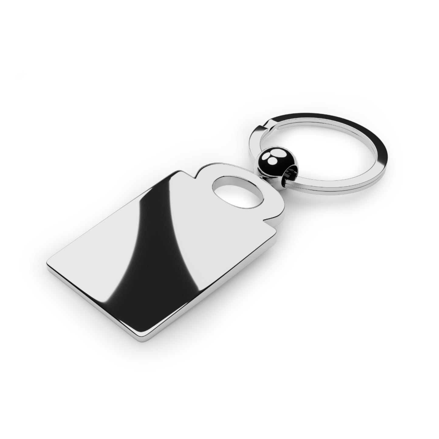 Rectangle Keyring — Personalized QR Code Pet/Owner ID Tag
