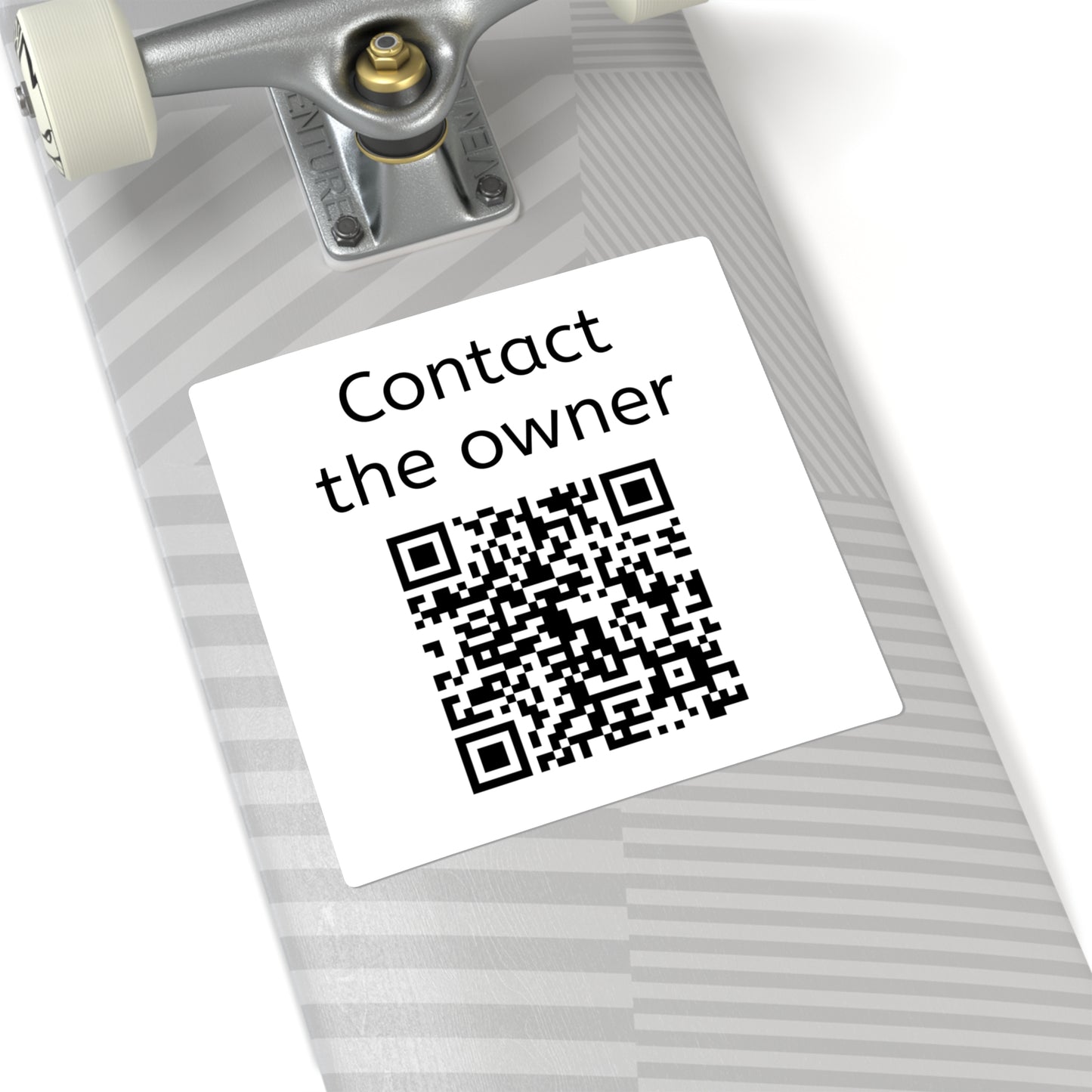 Square Sticker, Ideal for laptops, notebooks or phone cases.