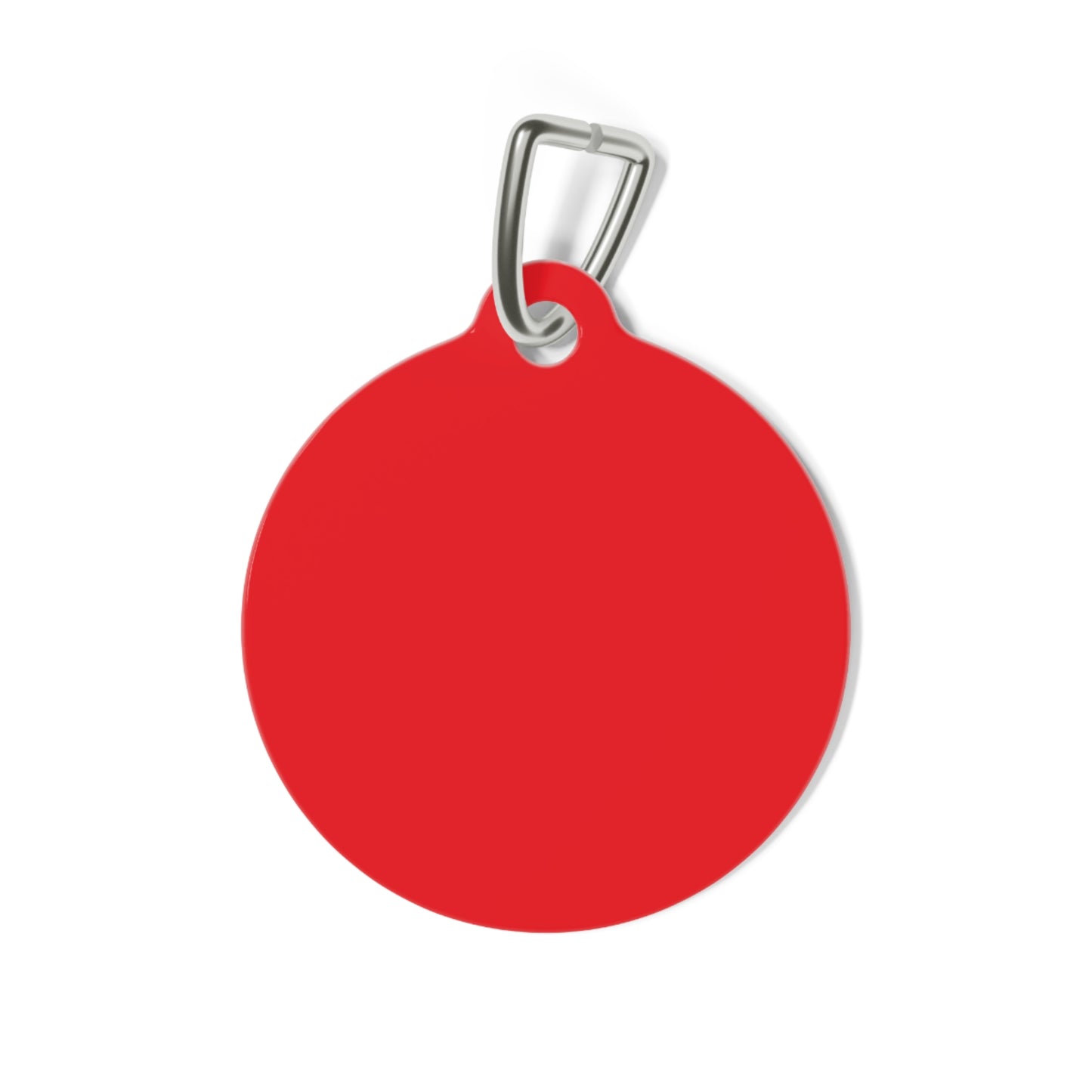 QR-Enabled Pet ID Tag — "Lost & Found" Smart Pet Tag with Secure QR Contact Form Red
