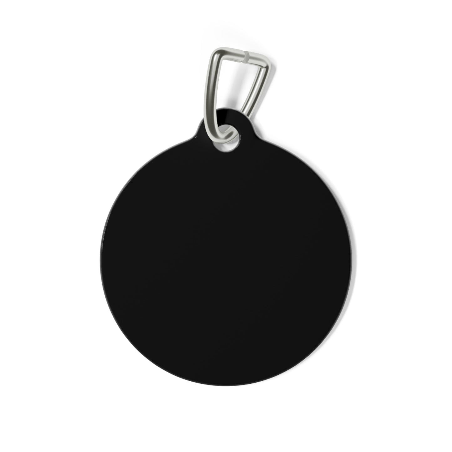 QR-Enabled Pet ID Tag — "Lost & Found" Smart Pet Tag with Secure QR Contact Form Black