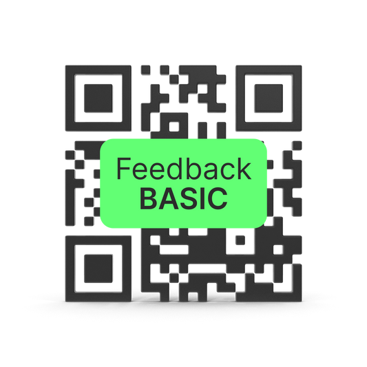 Feedback QR code subscription Basic