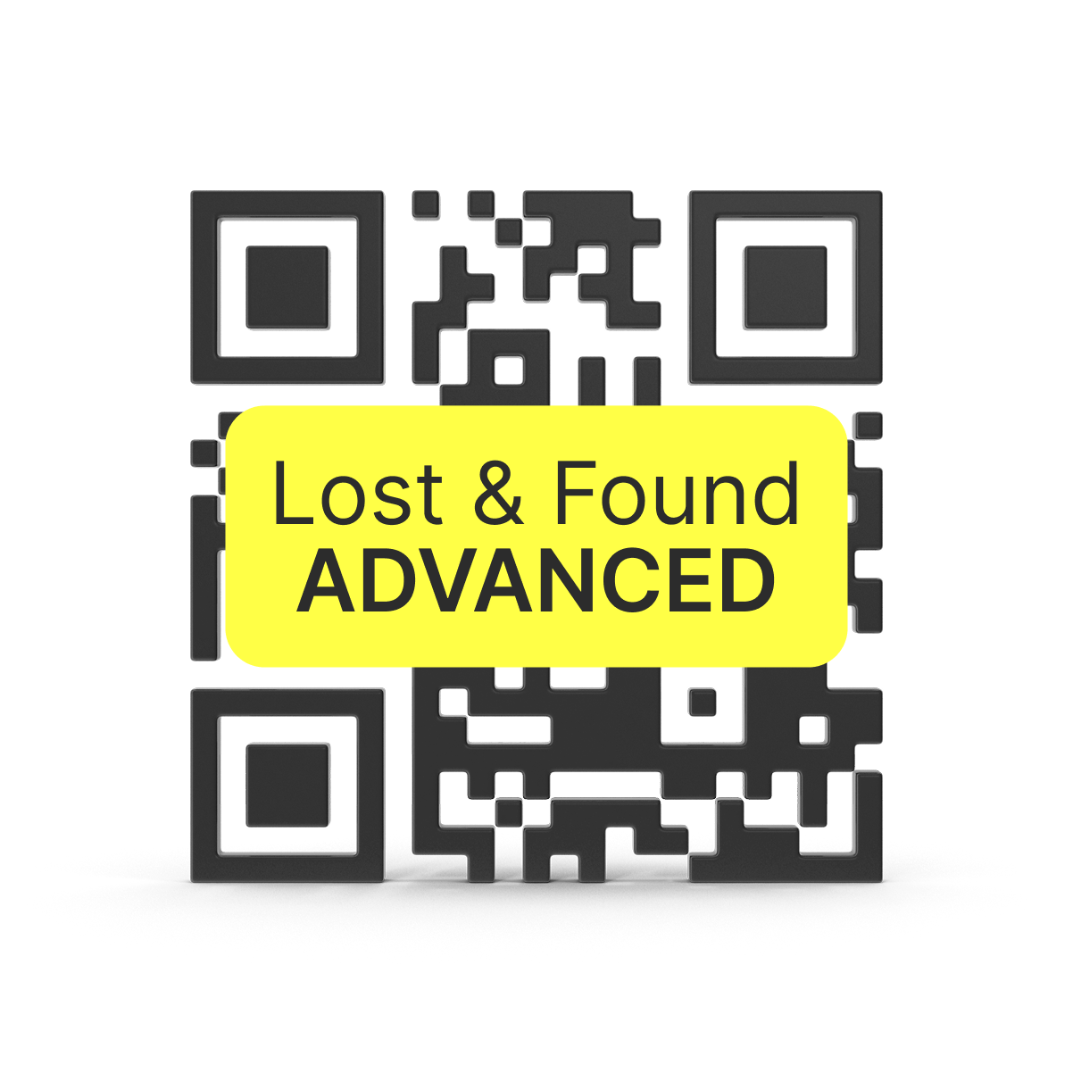 Lost & Found QR code subscription Advanced