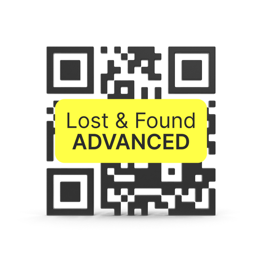 Lost & Found QR code subscription Advanced