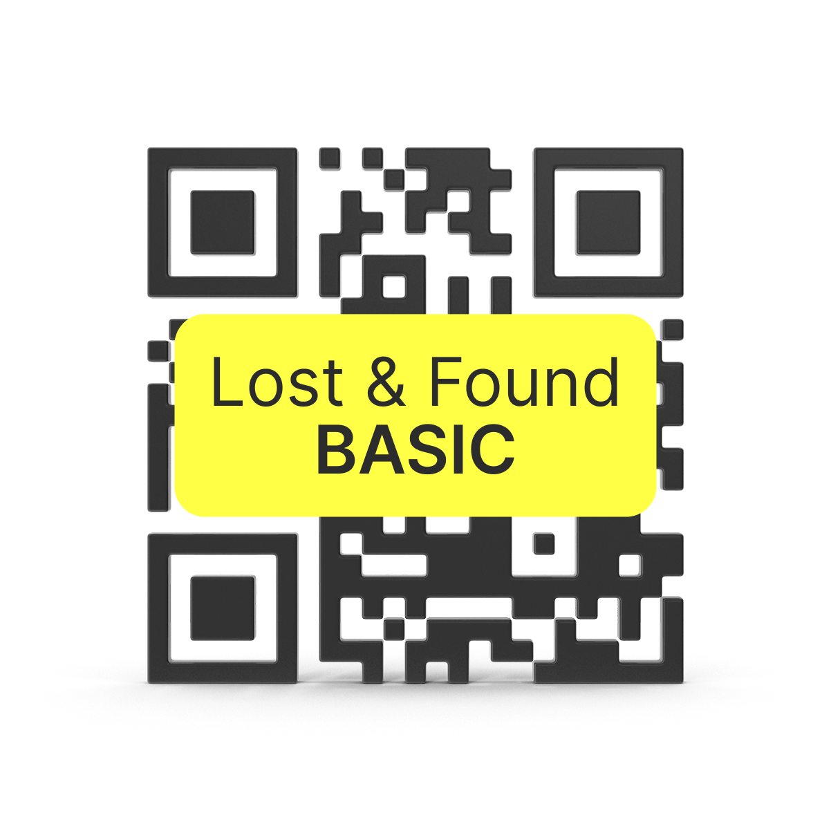 Lost & Found QR code subscription Basic