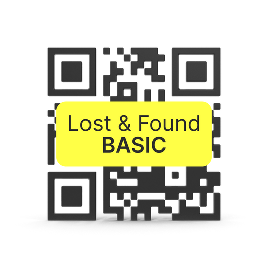 Lost & Found QR code subscription Basic