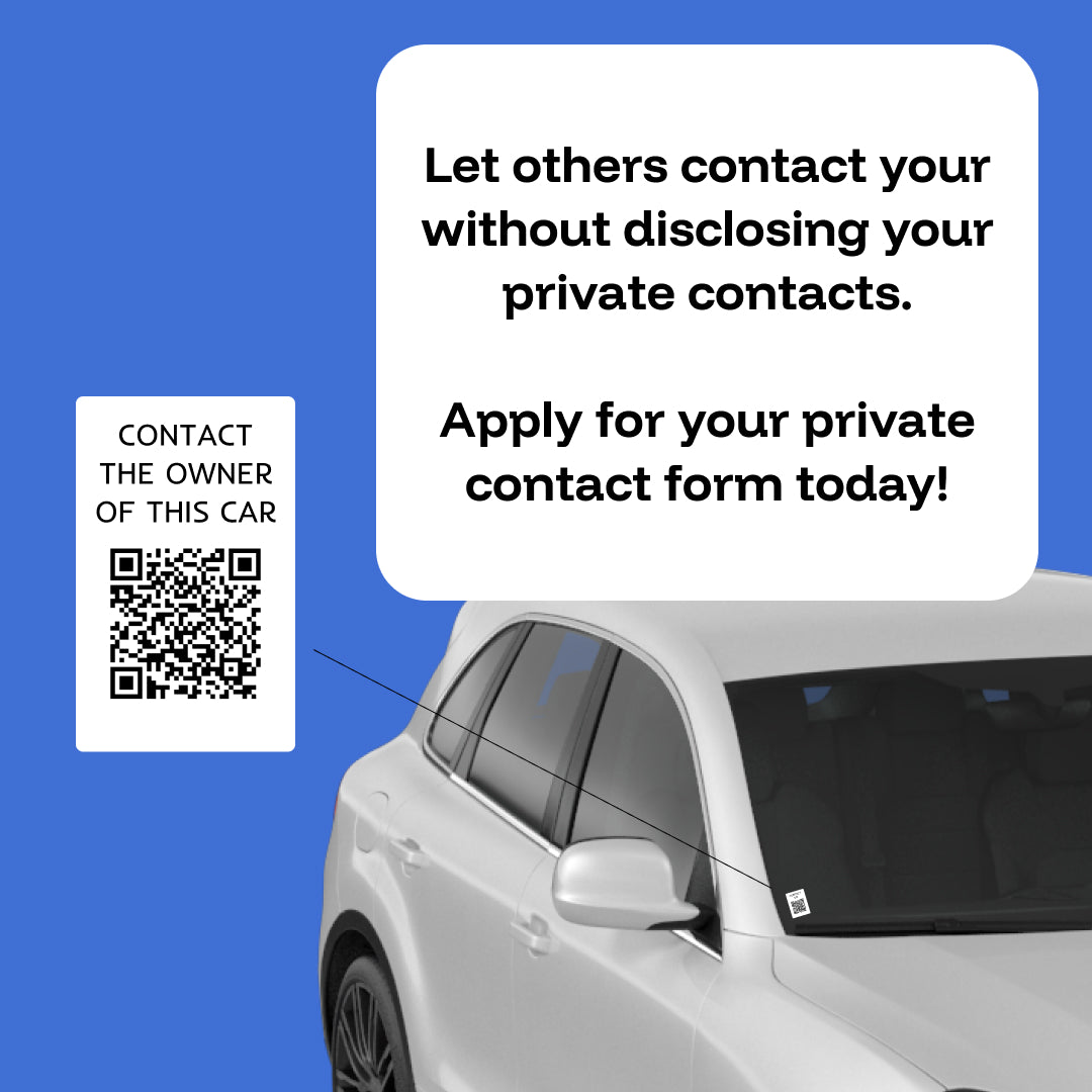 Car windshield inside application sticker